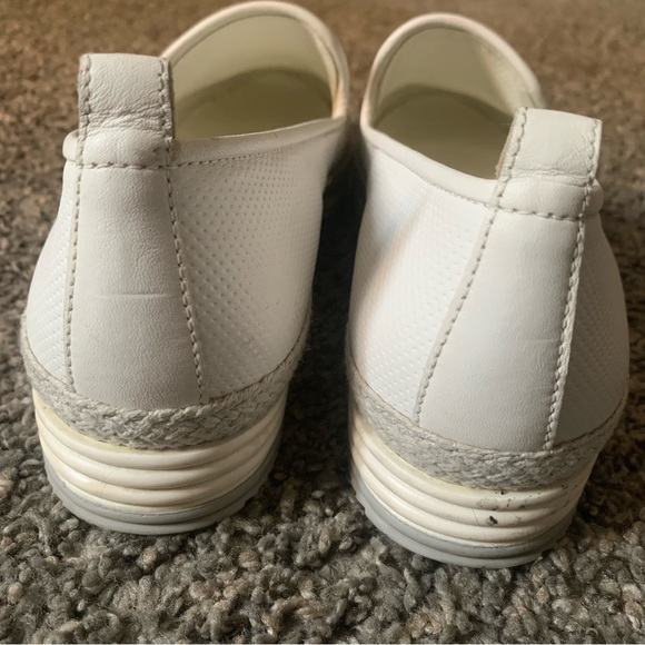 Paul Green Posh White& Silver Espadrilles Size 9 - Picture 7 of 11